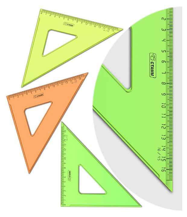 Треугольник Стамм Neon Cristal 45 16 см 40₽