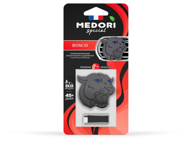 Автотовары Ароматизатор Medori 2D BOSCO парфюм на дефлектор
