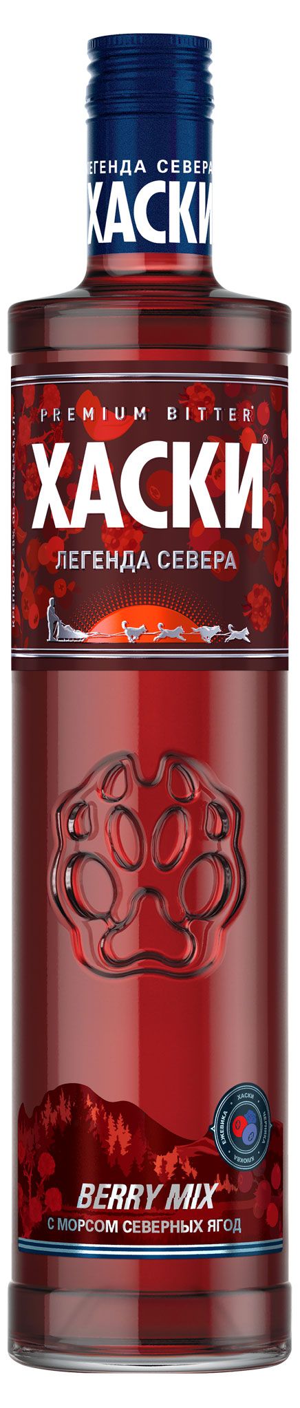 Настойка Хаски Berry Mix Россия, 0,5 л