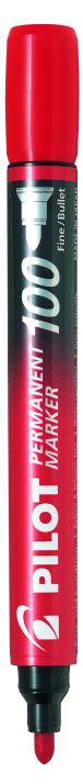 Маркер перманентный Pilot SCA-100 красный 100₽