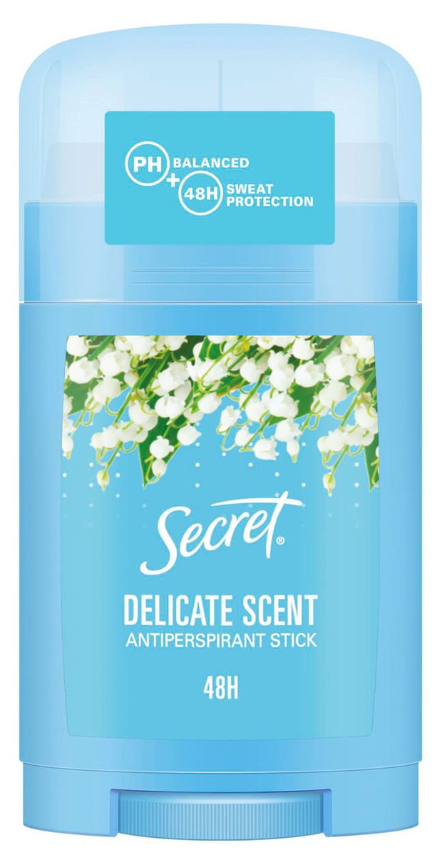 фото Дезодорант-антиперспирант secret delicate scent стик, 40 мл