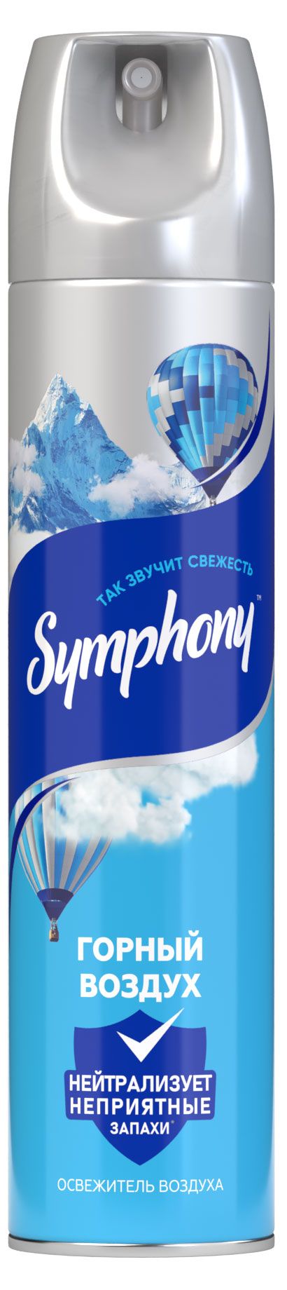 Уборка и бытовая химия  Ашан Освежитель воздуха Symphony горный воздух, 300 мл