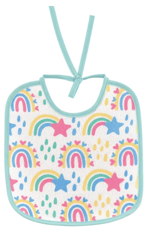 Фартук нагрудный Lubby Just на завязках от 0 мес.