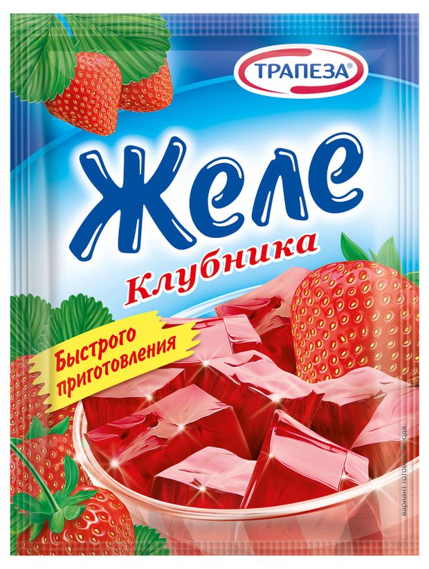 Желе Трапеза со вкусом клубники 75 г 49₽