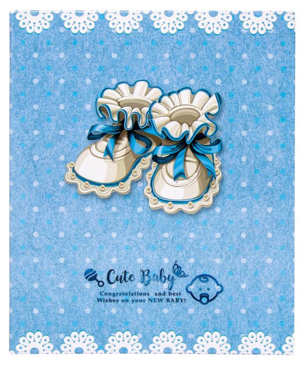 Фотоальбом BRAUBERG Baby shoes, 200 фото