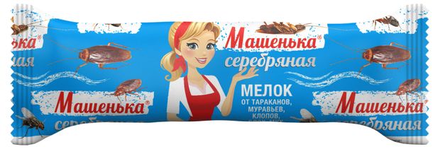Средство от насекомых Машенька серебряная меловой карандаш 20 г 30₽