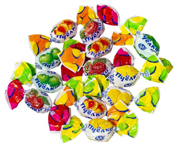 Мини-карамель Пчелка, вес