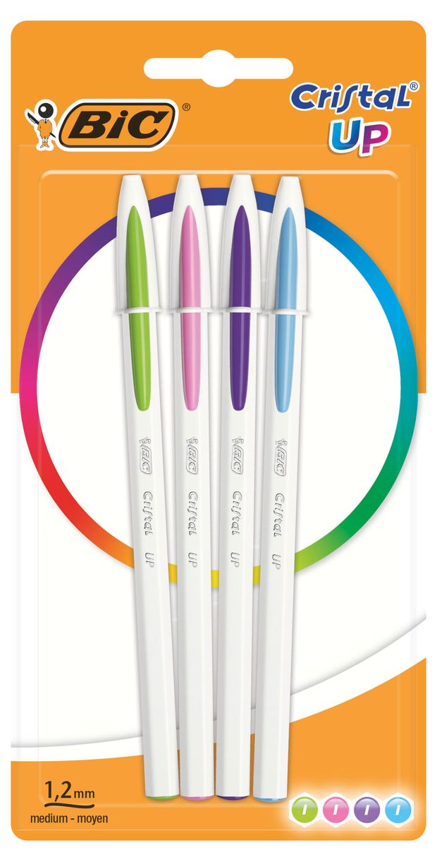 Ручка шариковая BIC Cristal Up 4 шт 150₽