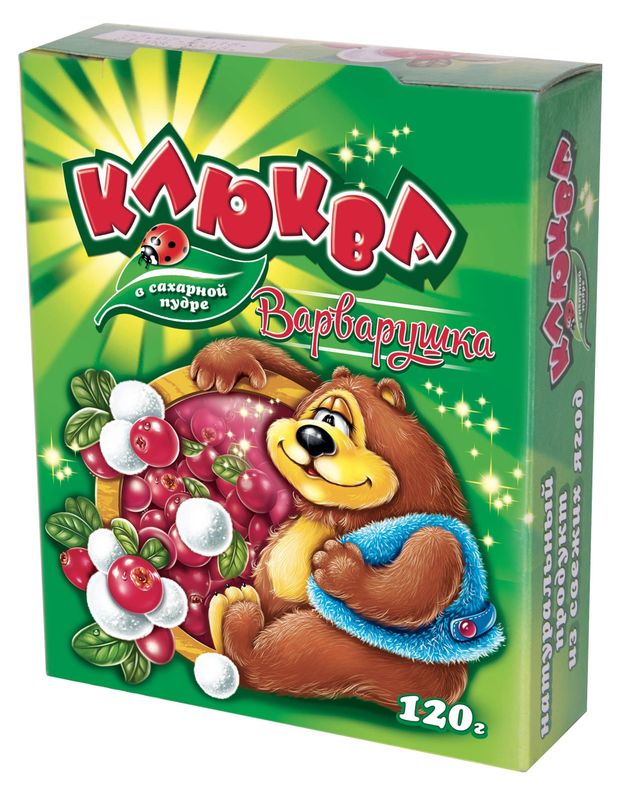 Клюква в пудре Варварушка, 120 г