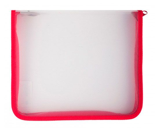 Папка для тетрадей Пчелка А5 на молнии пластиковая 230х180х25 мм 1 шт в ассортименте 130₽