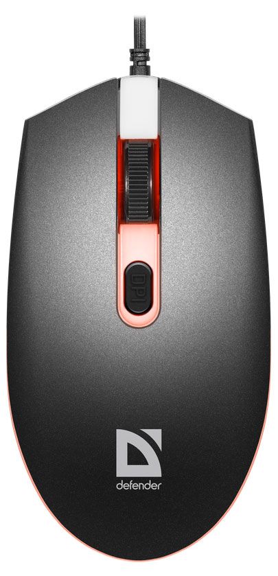 Мышь проводная Defender Dot MB-986 оптическая 7 цветов 1600 dpi 240₽