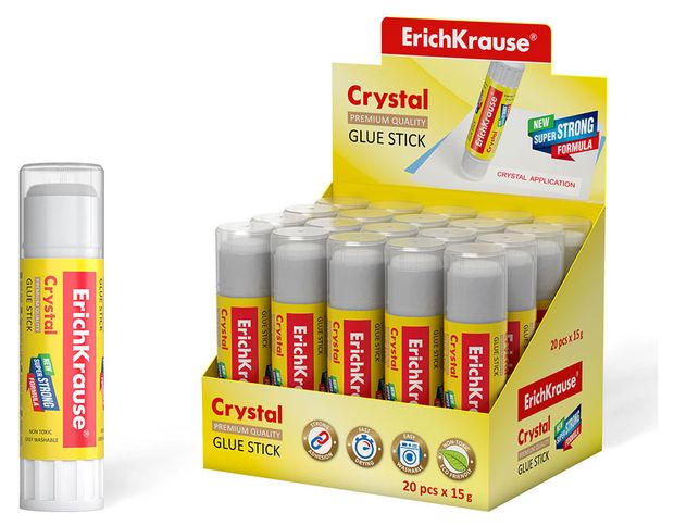 фото Клей-карандаш erichkrause magic crystal, 15 г