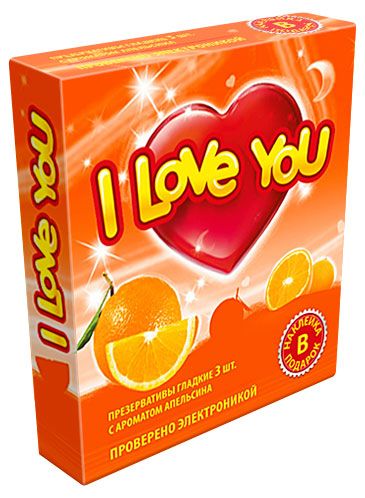 Презервативы I Love You 3, 3 шт