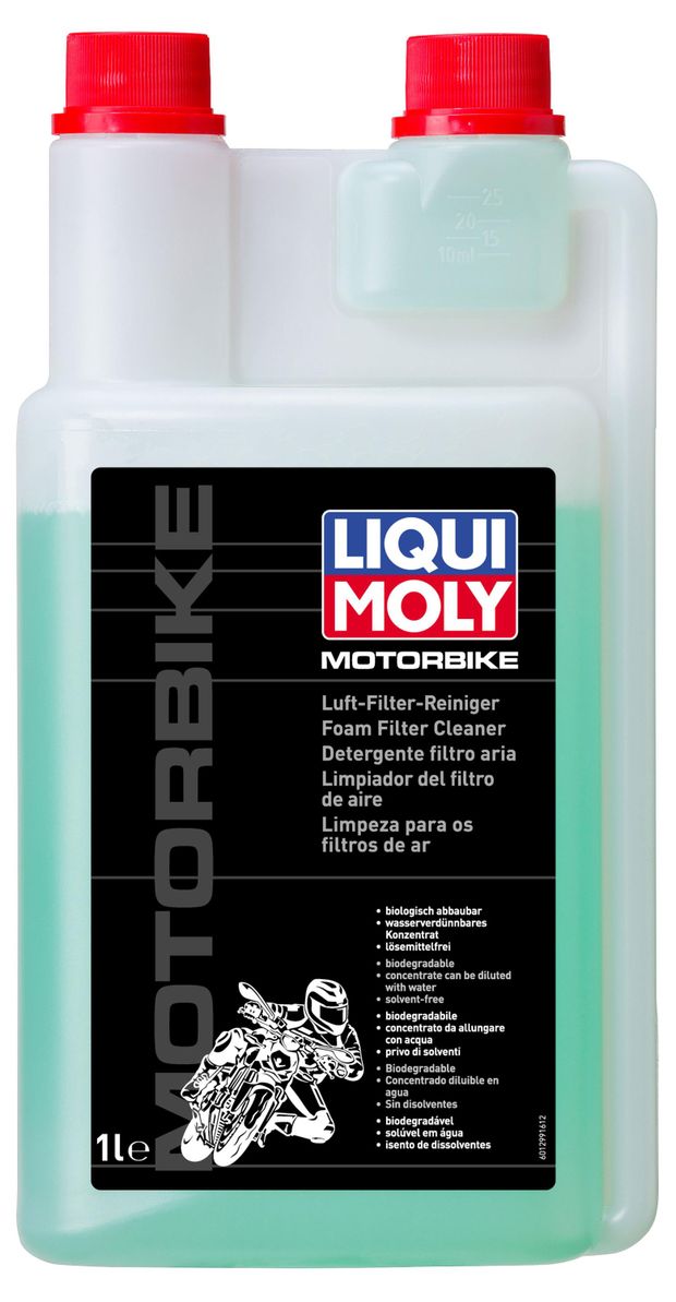 фото Очиститель воздушных фильтров мототехник liqui moly, 1 л