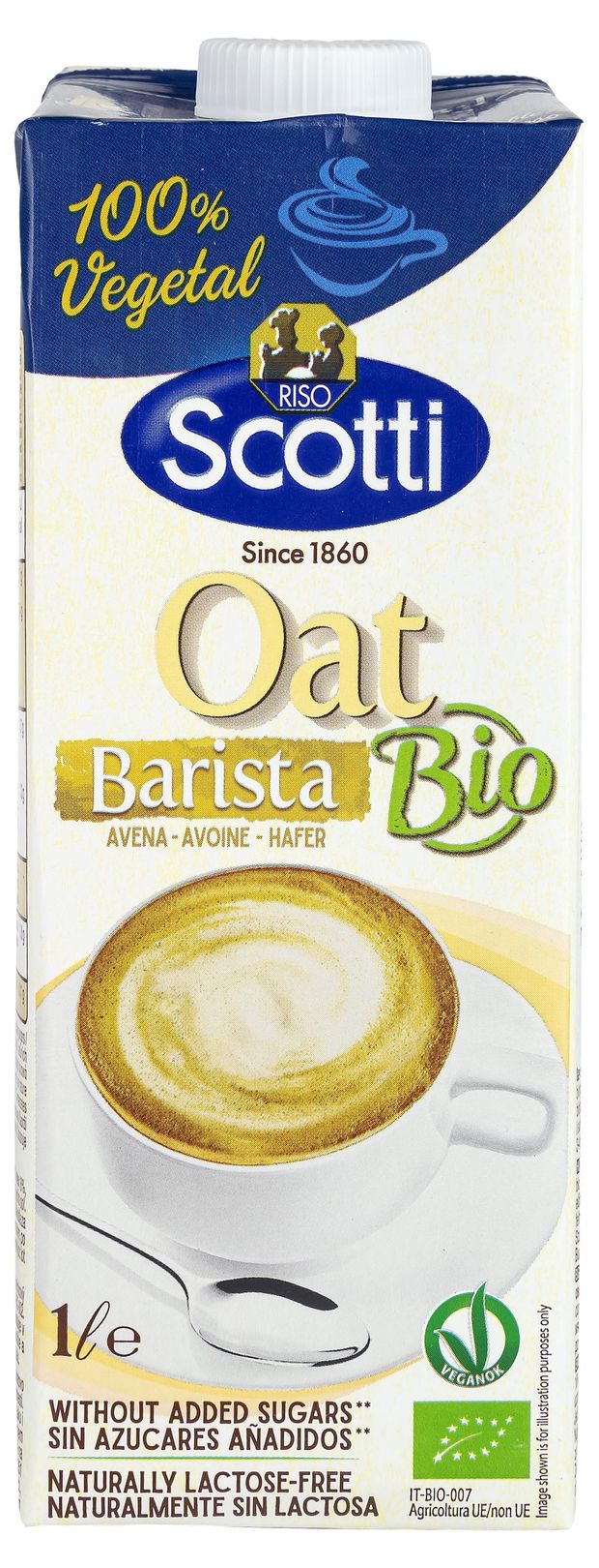 Напиток на растительной основе Riso Scotti Bio овсяный бариста 1 л 299₽