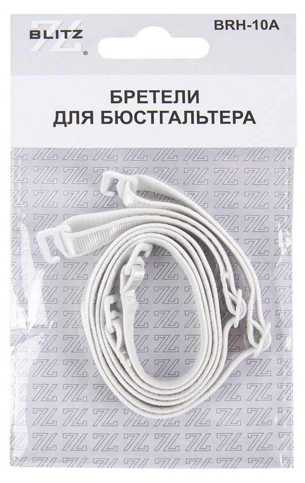 Бретели для бюстгальтераBlitz BRH-10A, 10 мм, 01 белый