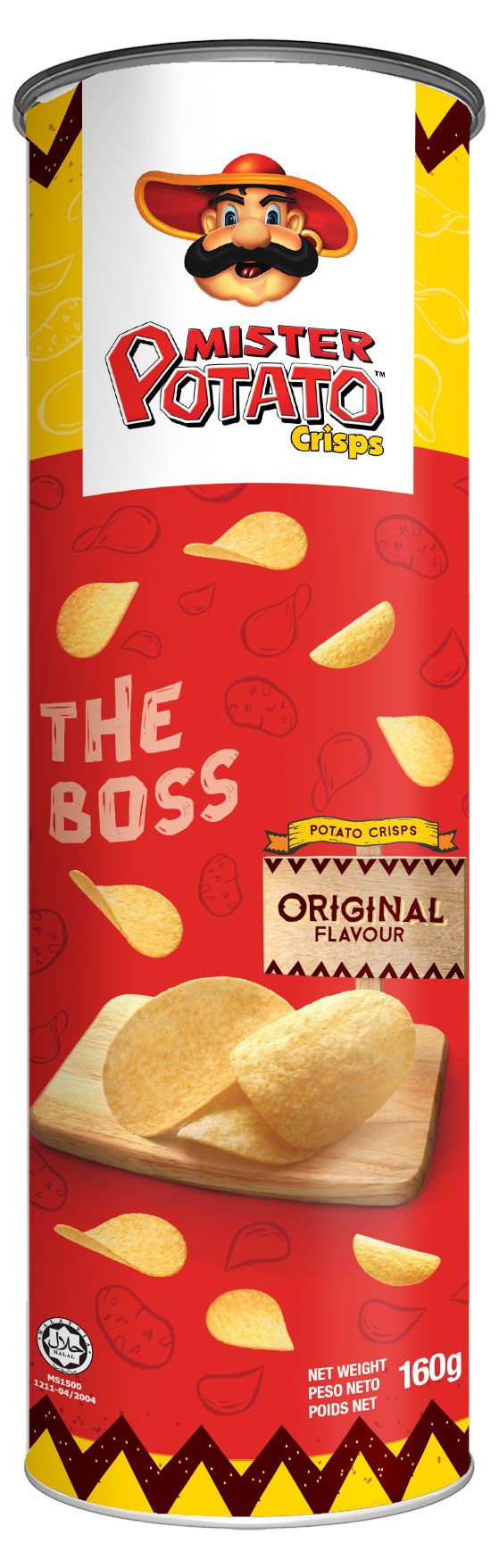 Чипсы картофельные Mister Potato оригинальные 160 г 299₽