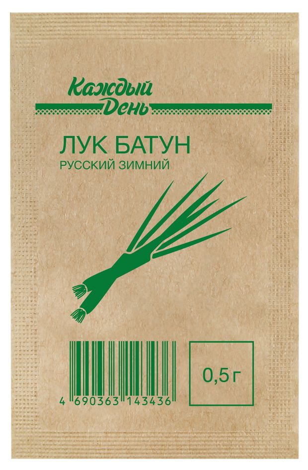 Семена Лук батун Каждый день Русский зимний, 0,5 г