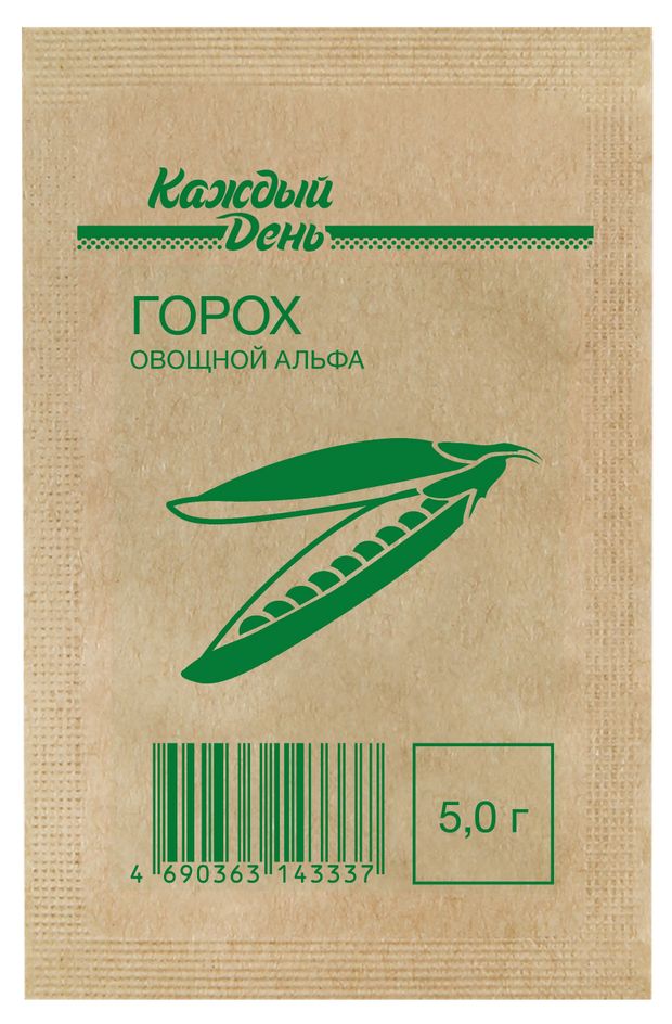 Семена Горох Каждый день Альфа овощной, 5 г