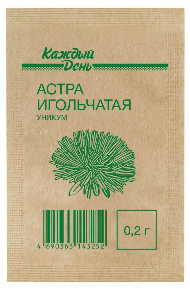 Семена Астра Каждый день Игольчатая Уникум, 0,2 г