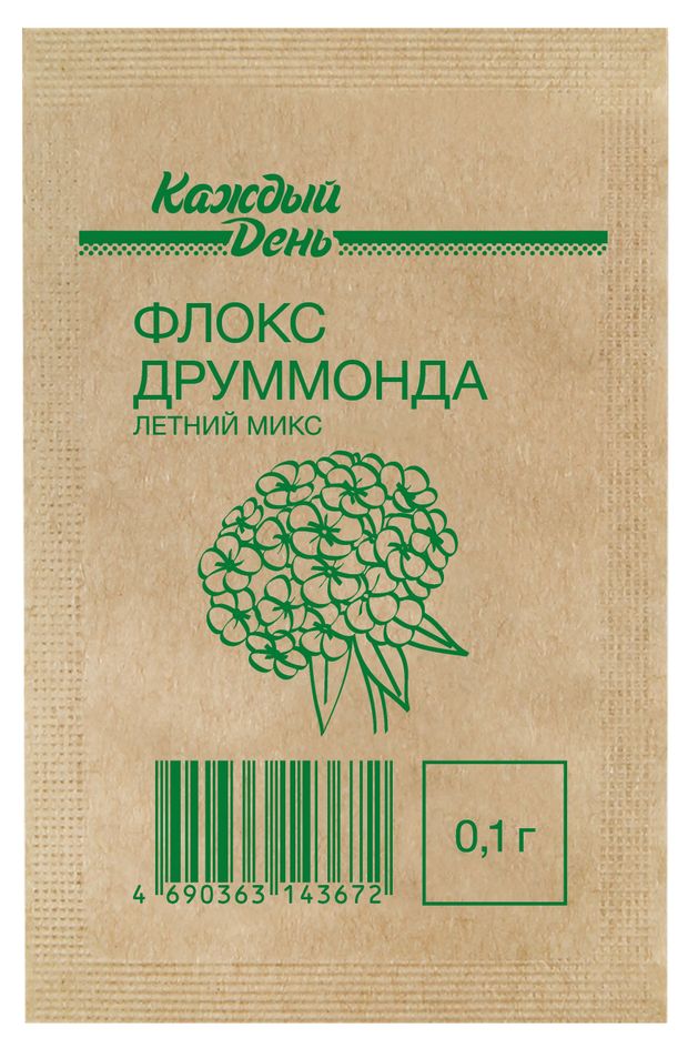 Семена Флокс Каждый день Друммонда летний микс, 0,1 г