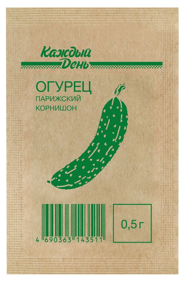 Семена Огурец Каждый день Парижский корнишон, 0,5 г