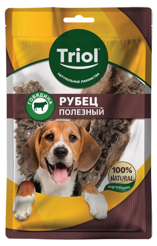 Лакомство для собак Triol рубец говяжий, 30 г