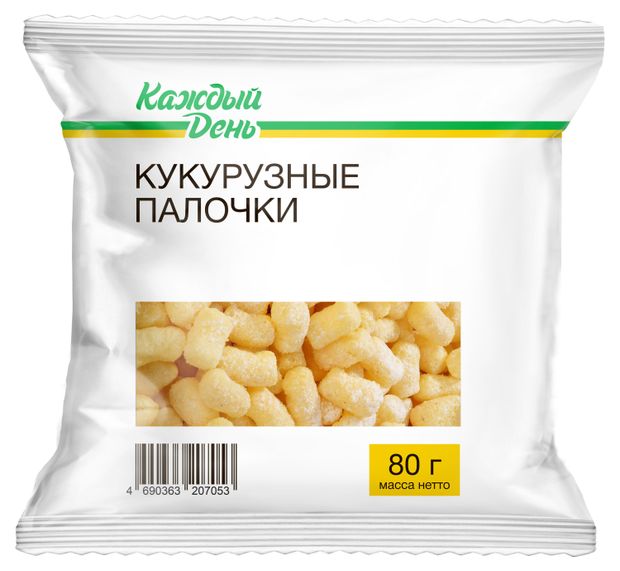 Палочки Каждый день кукурузные, 80 г