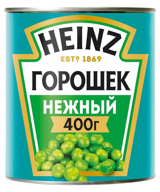 Горошек зеленый Heinz нежный 400 г 125₽