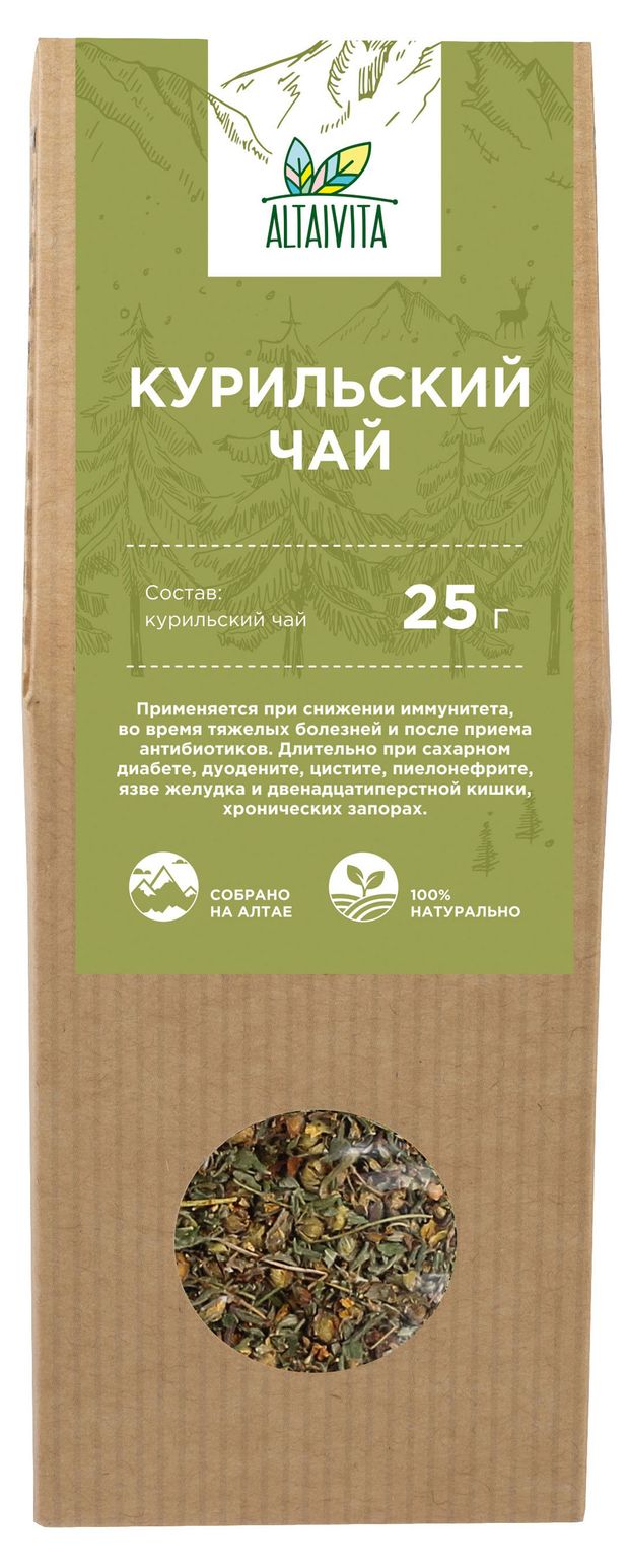 Чай травяной AltaiVita Курильский, 25 г