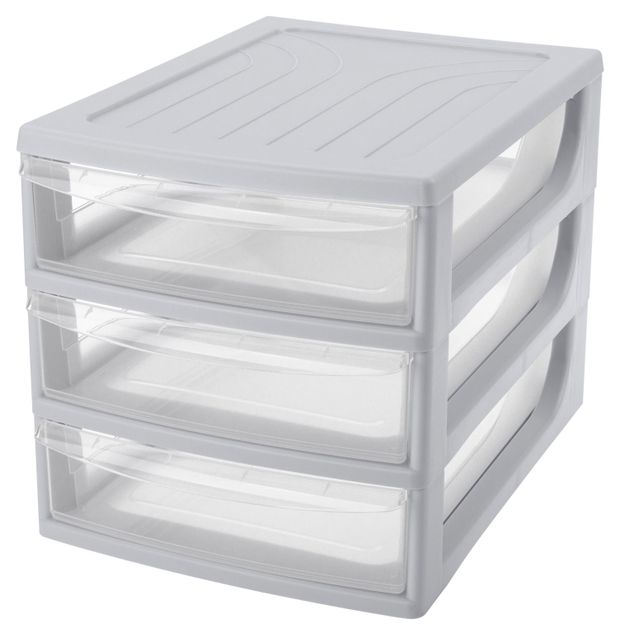 Органайзер Econova 3 ящика А5, 26х36,8х26,5 см