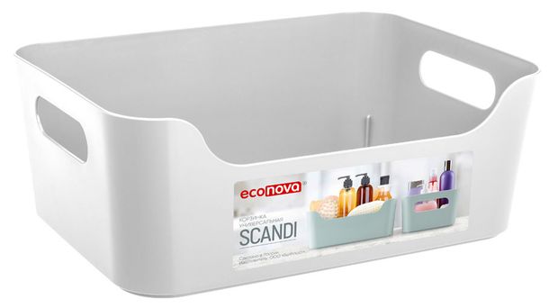 фото Корзина универсальная econova scandi, 4,6 л