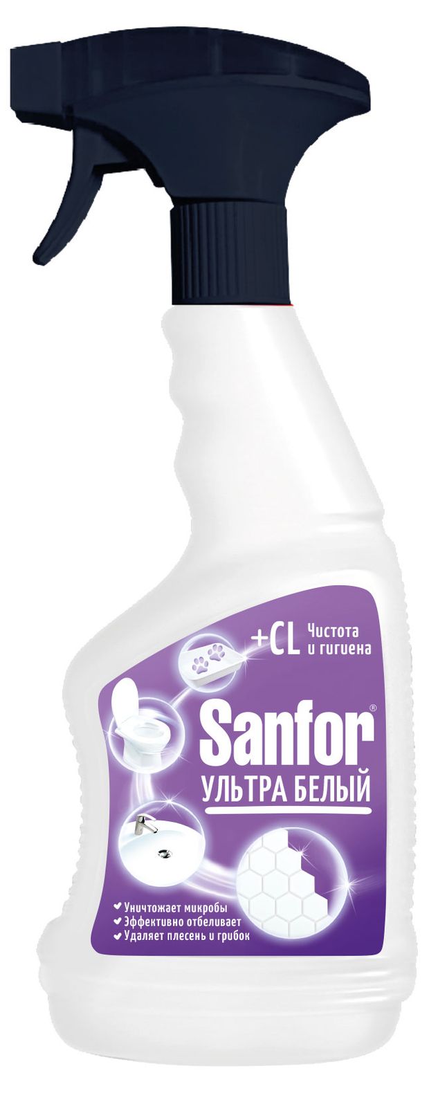 Чистящее средство Sanfor Универсал Ультра белый 500 мл 210₽
