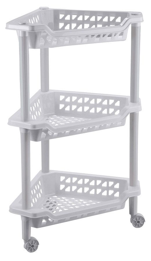 Этажерка угловая Бытпласт Тереза, 40х27х61 см