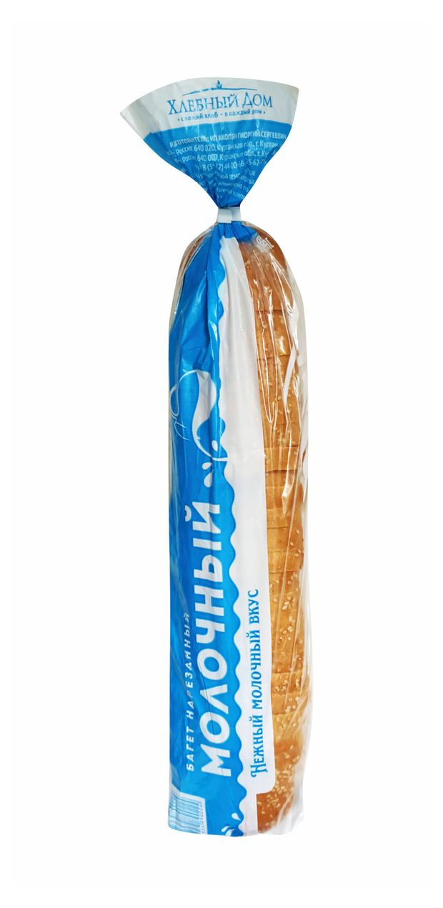 Батон Хлебный Дом Молочный, 300 г