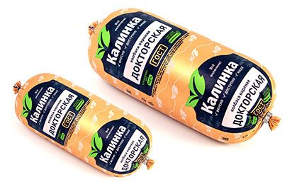Колбаса вареная Калинка Докторская, 400 г