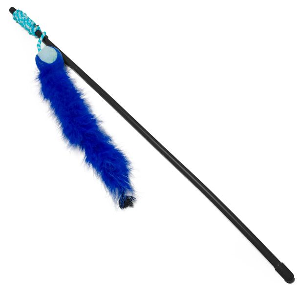 Игрушка-дразнилка для кошек Triol Мячик с пером, 290х560 мм