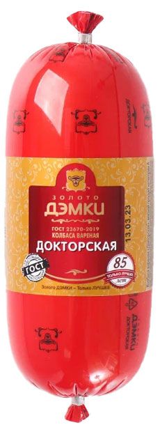 Колбаса Золото Дэмки докторская вареная, 400 г