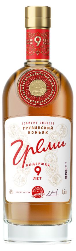 Коньяк Греми 9-летний Грузия 05 л 1279₽