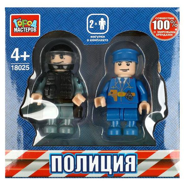 Игрушки  Ашан Конструктор Город мастеров фигурки, 2 шт
