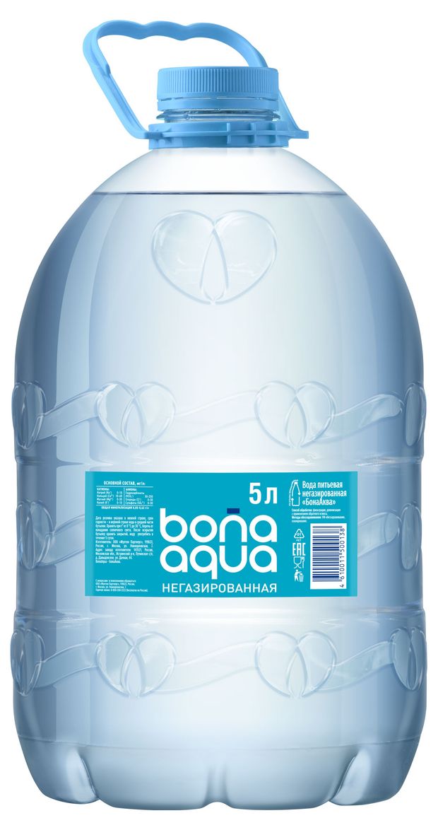 Вода, соки, напитки Вода питьевая Bona Aqua негазированная, 5 л