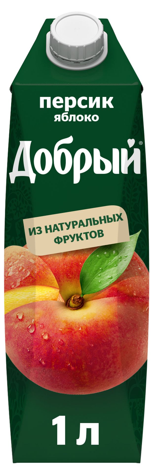 Напиток сокосодержащий Добрый Персик-Яблоко, 1 л