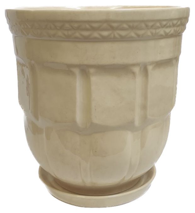 Кашпо для цветов Котовский Фаянс Атлант средний бежевый 47 л 5000₽