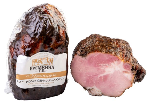 Пастрома свиная варено-копченая КФХ Еремино поле Люкс, вес