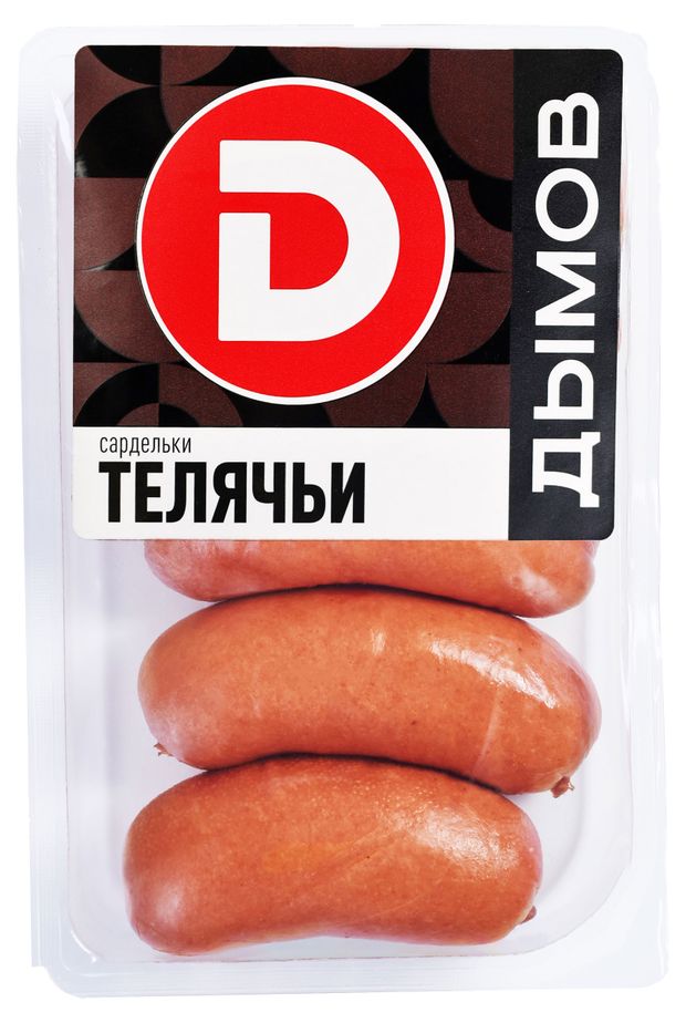 Колбасные изделия  Ашан Сардельки Дымов Телячьи, 460 г