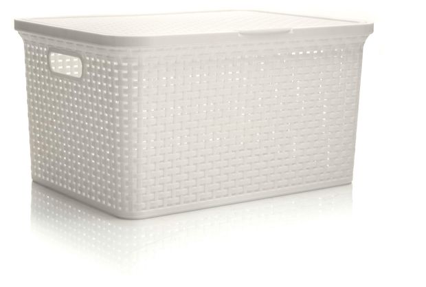 Ящик с крышкой Полимербыт Артлайн, 30 л