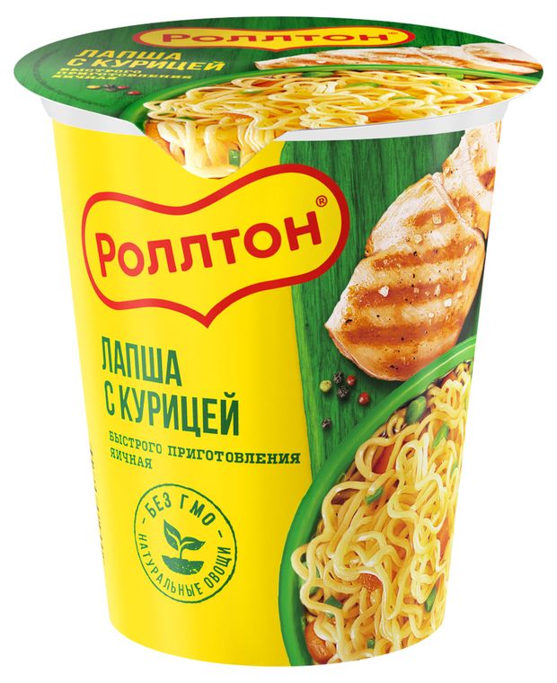 Лапша Роллтон с курицей, 70 г