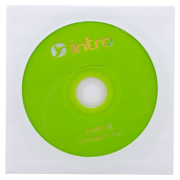 Диск DVD-R Intro 47GB 1 шт 100₽