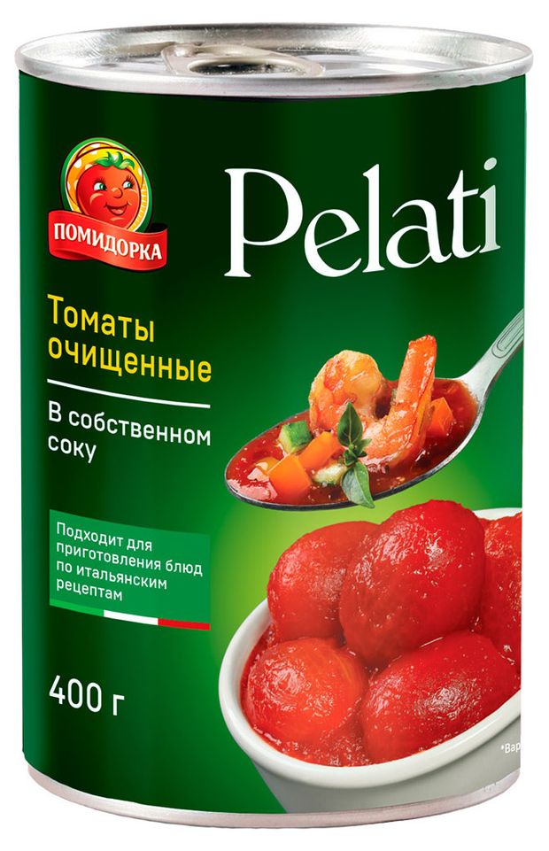 Томаты ПОМИДОРКА очищенные 400 г 120₽