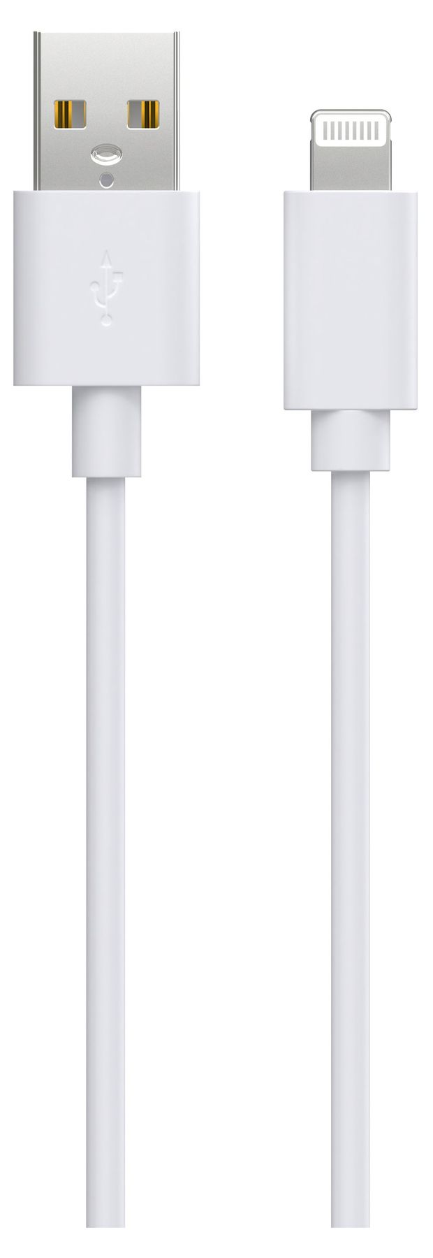 фото Кабель qilive usb-8 pin mfi 2.4a белый, 0,2 м
